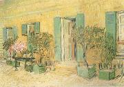 Vincent Van Gogh Exterio of a Restaurant at Asnieres (nn04) USA oil painting reproduction